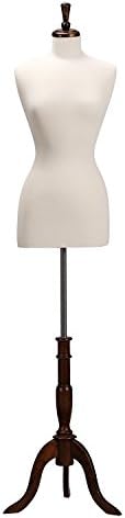 Straight Pinnable Dress Form Mannequin Size 6-8 Beige by Wowell