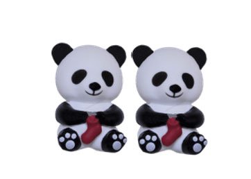 HiyaHiya Knitting Needle Point Protectors Panda (Set of 2) for Large Needles (US 9-15) HIPANDAPOINTLG