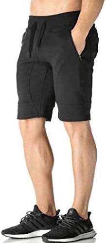 LONGTA Mens Solid Bodybuilding Gym Running Workout Shorts