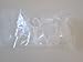 12 Mini Plastic Funnels (PP) for Essential Oils & Sand Art - 27mm/6.4mm