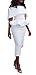 Ybenlow Women's Off Shoulder Peplum Bodycon Party Dress
