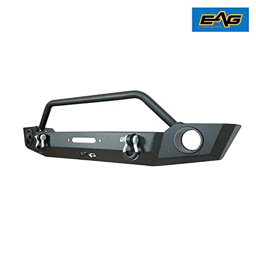 EAG Front Bumper with Fog Light Hole and Hoop Fit for 2020 2022 Gladiator JT Pricepulse