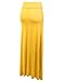 LA BASIC Women's Solid & Tie-Dye Draped Maxi Skirt - Made in USA (S-3XL / 36 Colors)