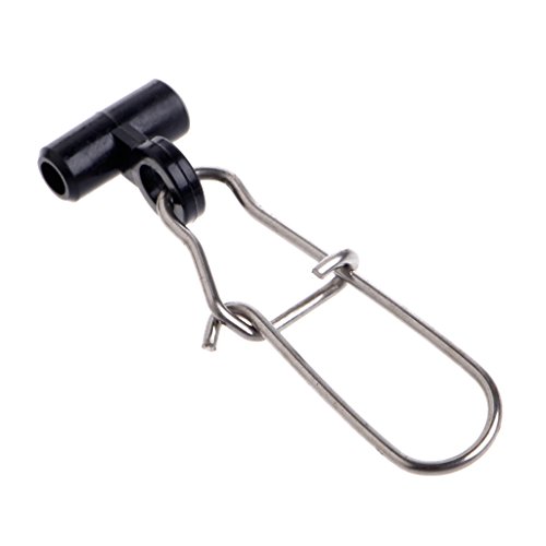10Pcs Fishing Sinker Slide Clip Connector Swivels For Finder Braided Line - Thumbnail 3