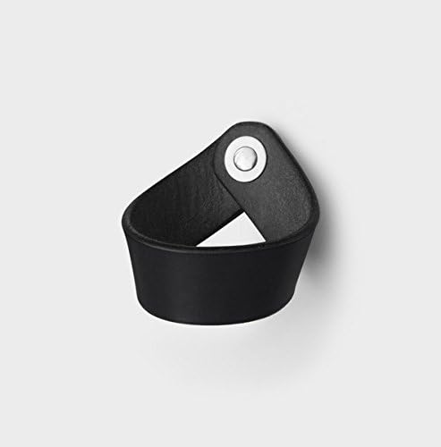 Leather Drawer Pull - The Fremont (Black)