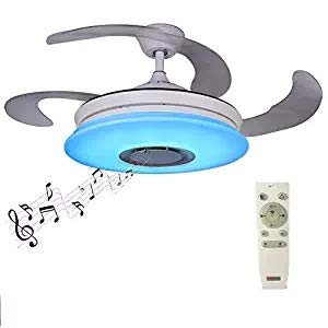 Amazon Com Ywy Modern Retractable Blades Ceiling Fan With Light