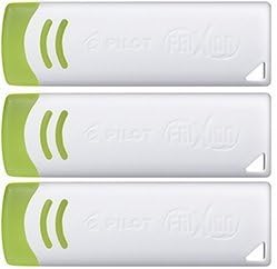 Pilot Frixion Eraser, Pack of 3 (White) - New 2018 Version [New Improved Version]