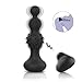 Tracy's Dog Male Anal Vibrator with 3 Silicone Beads for Prostate Massage Stimulation, 10 Vibration Patterns with Remote Control, Rechargeable Anus Sex Toy for Men, Women&Couples