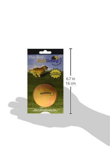 Ruff Dawg Ball Solid Rubber Dog Toy Small Assorted Neon Colors