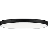 Maxim Trim-20W 1 LED Flush Mount-11 Inches Wide by 0.75 inches high-Black Finish