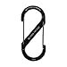 Nite Ize Size-5 S-Biner Dual Carabiner, Stainless-Steel, Black