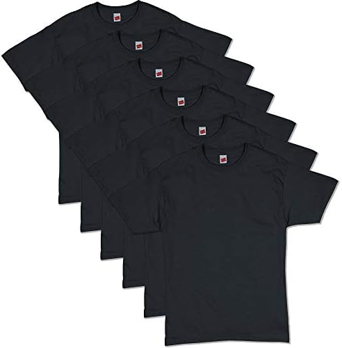 Hanes Men's ComfortSoft Short Sleeve T-Shirt (6 Pack)