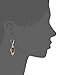 Amazon Essentials Gold Plated Sterling Silver Honey Amber Drop Earrings, (previously Amazon Collection)
