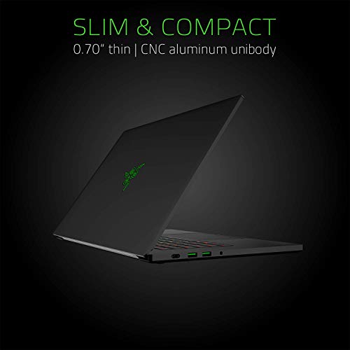 Razer Blade 15 Gaming Laptop 2019 - Intel Core i7- 9750H 6 Core, GeForce RTX 2070 Max-Q, 15.6
