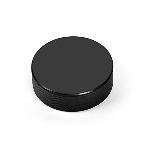 Golden Sport Ice Hockey Pucks for Practicing and Classic Training, Official Regulation, 6oz Diameter 3" Thickness 1" Black, Set of 1