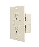NEWER TECH NWTPWR2U15ATRI Power 2U 15-Amp In-Wall Dual AC/USB Wall Outlet (Ivory)