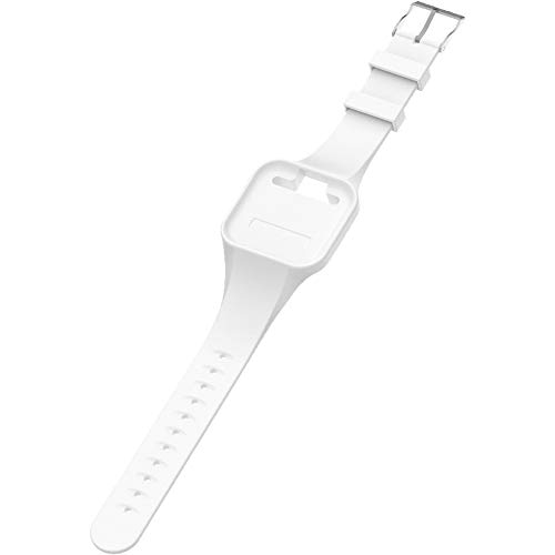 Golf Buddy Bundle Voice 2 Golfbuddy Voice2 Easy-to-Use Talking GPS (White/Black) + Silicon Wristband (White)