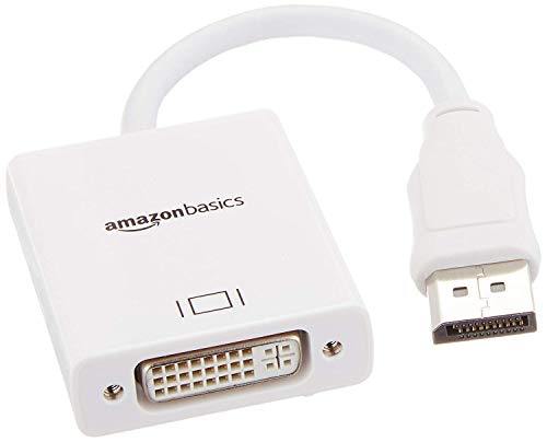 AmazonBasics DisplayPort to DVI Monitor Display Adapter