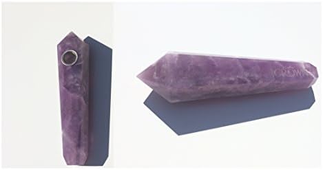 Crown authentic Amethyst Quartz Crystal Pipe Pure Purple Amethyst Healing point