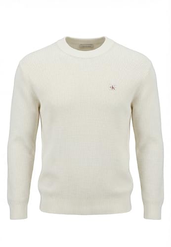 LS Ez Cotton Waffle Crwnk Swtr 9 Lv04Rd313G Maglioni, Bianco (Tofu), M