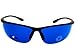 G&G Golf Ball Finder Glasses Blue Lens Sunglasses (Matte Black)