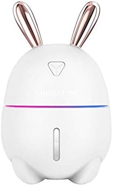Jia He アロマディフューザー加湿器 300mlミニ加湿器かわいいウサギのusbアロマエッセンシャルオイルディフューザーカラフルなナイトライトカーオフィス空気清浄ミストメーカー Color Pink B08bz2gt33 2 112円