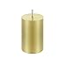 Mega Candles 6 pcs Unscented Solid Gold Pillar Candles, Hand Poured Premium Wax Candle 2 Inch x 3 Inch, Home Décor, Spas, Weddings, Occasions, Party, Centerpieces, Holidays, Vigils, Prayers