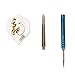 ONE80 90% Tungsten Steel Tip Darts with Titanium Electroplated, Packed in Solibox, Professional Dart Set