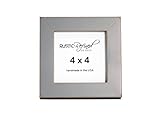 4x4 Gallery Frame with 1 Inch Border - Gray