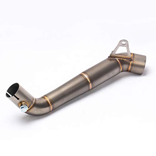 ZAIXU Motorcycle Exhaust Link Pipe Middle Pipe in Stainless Steel Slip On Adapter Connector for Honda CBR 1000 RR CBR1000RR 2008-2016 - Thumbnail 2