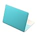 MacBook Air 11 Case Cover, IC ICLOVER Ultra Slim Light Weight Rubberized Matte Hard Plastic Protective Case Cover & Keyboard Cover for MacBook Air 11.6 (A1465,A1370),Turquoise Blue