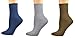 Sierra Socks Diabetic Hi-Ankle Cotton Socks-Ribbed and wide Calf For Added Comfort-Arthritic Cushioned socks for Arch Support