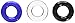 MaxxFantasy Donut Silicone Cocrings 3 rings (pack of 2)
