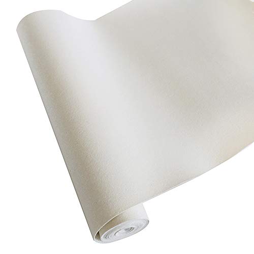 Glitter Leather Sheets Shiny Faux Fabric Canvas Perfect for Craft DIY Handmade Projects Patchwork Bow Craft Key Chain 8" x 53" (21 cm x 135 cm) 1 roll (White)