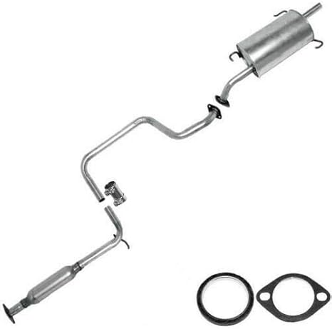 Amazon Com Muffler Resonator Exhaust System Kit Fits 1997 1999 Nissan Sentra 1 6l Sedan Federal Emission Automotive