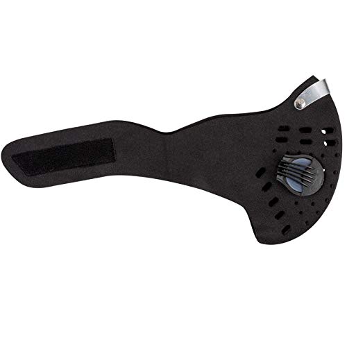 Axsyon Dust Mask, Sports & Lifestyle Face Mask- Black- with 3 Filters & 2 Valves Included. Suitable for Woodworking, Outdoor Activities, Sports- Snowboard, Skiing, Running, Cycling - Thumbnail 7