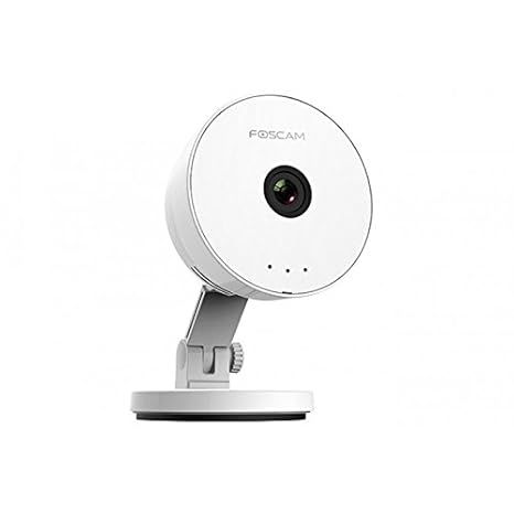 Foscam C1 Lite HD IP Kamera Überwachungskamera mit 1 MP 115°, Auflösung 720P, Weiß