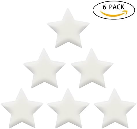 Enhanced Scum Star Oil Absorbing Sponge - Absorbs &amp; Devours 40 Times Its Weight in Oil, Scum, Slime, Grime, Lotion, Pollen &amp; Bugs from Swimming Pools, Spas, Hot Tubs &amp; Jacuzzis (6 Pack)