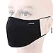 Mask Can Be Washed Reusable - N95 Respirator Cotton Mask 5 Layer Activated Carbon Filter Insert Dust Mask Anti Pollution Mask Mouth Mask for Men Women (Black)
