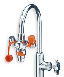 Guardian G1200 Eyesafe Faucet Mounted Eyewash With Faucet Control