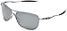Oakley Men's Oo4060 Crosshair Aviator Sunglasses, Lead/Black Iridium Polarized, 61 millimeters