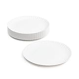 Hygloss Products Paper Plates - Uncoated White