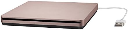 Guamar External CD Drive External DVD Drive USB Superdrive CD DVD+/-RW Writer/Rewriter/Player High Speed Data Transfer for Mac Pro/MacBook Pro/Air/iMac/Apple Pro/Laptop/Desktop(Rose Gold)