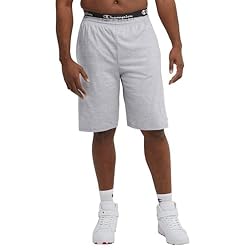 Champion mens Shorts, Classic Cotton Jersey