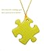 Sensory Oral Motor Aids Chew Necklace for Boys Girls Adults, 2 Pack Silicone Puzzle Chewy Jewelry for Autism ADHD Baby Nursing or Special Needs Kids, Reduce Biting for Heavy Chewer (Blue&Yellow)