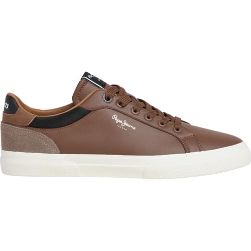 London Kenton Court M Scarpe da Ginnastica in Pelle Regular Fit da Uomo, Lavaggio Blu