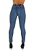 Style K064– Colombian Design, High Waist, Butt Lift, Levanta Cola, Skinny Jeans in Washed Blue Size 11