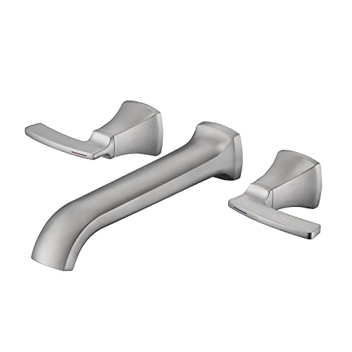 Wall Mount Tub Filler Roman Tub Faucet High Flow Long Spout Reach