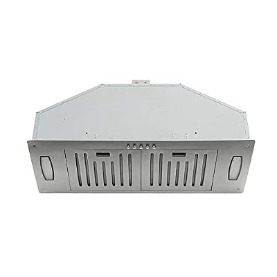 Kitchen 30-inch Built-In/Insert Range Hood, 3-Speed, 750 CFM, LED Lights, Baffle Filters