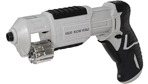 Akkuschrauber, 12 Schrauberbits in 2 Fassungen, integrierter Lithium-Ionen-Akku 3,6 V und Ladegerät – Bild 4